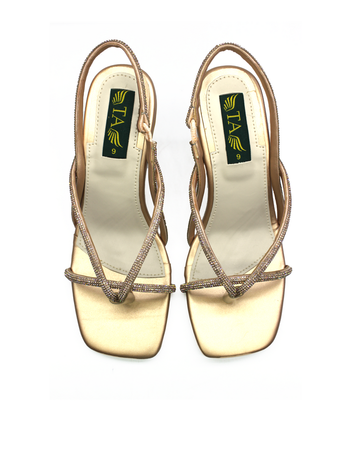Golden fancy Sandal