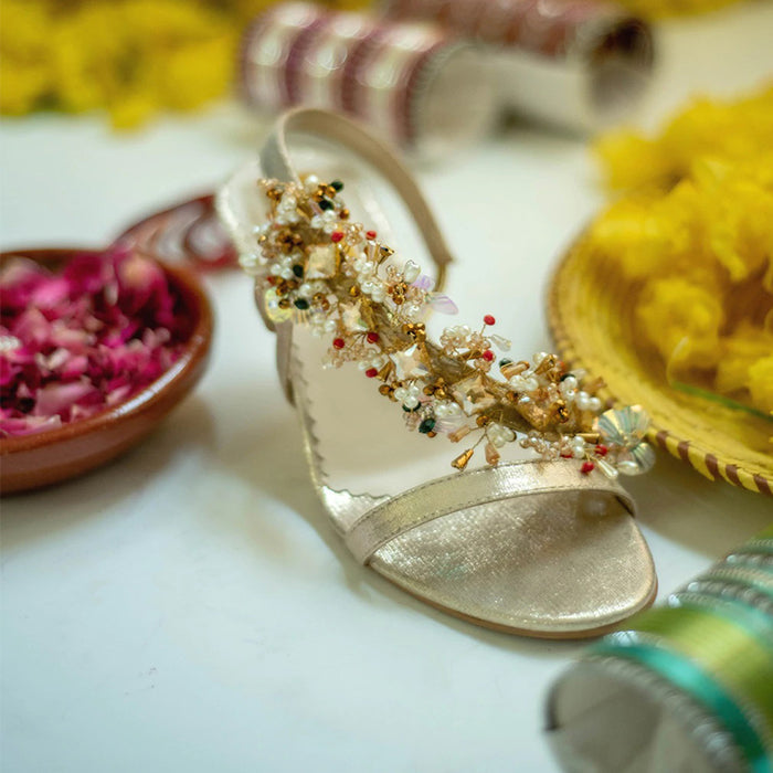 Golden Fancy Sandal