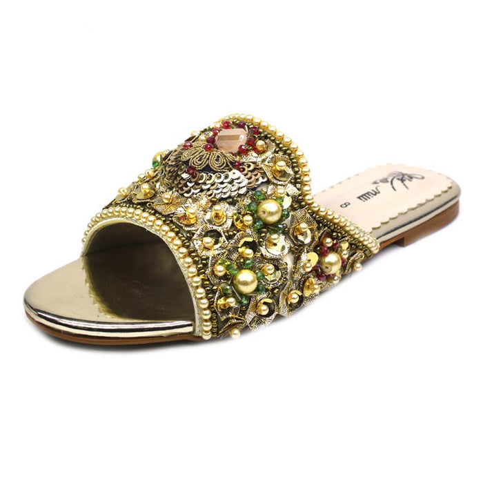 Golden Fancy Slipper