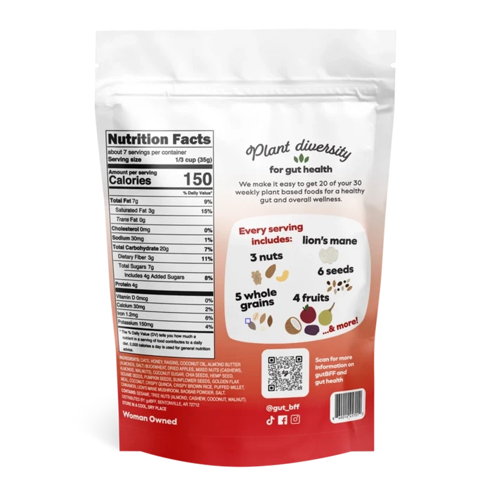 Granola - Cinnamon Apple Raisin nutrition info