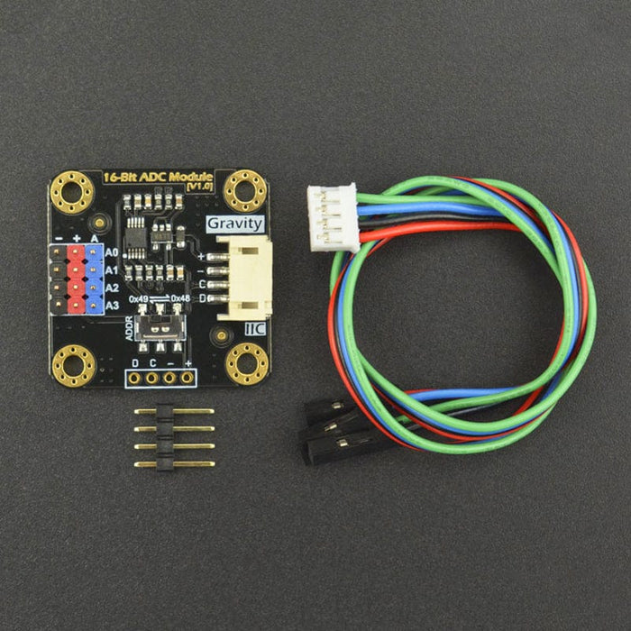 Gravity: I2C ADS1115 16-Bit ADC Module by DFRobot - The Pi Hut