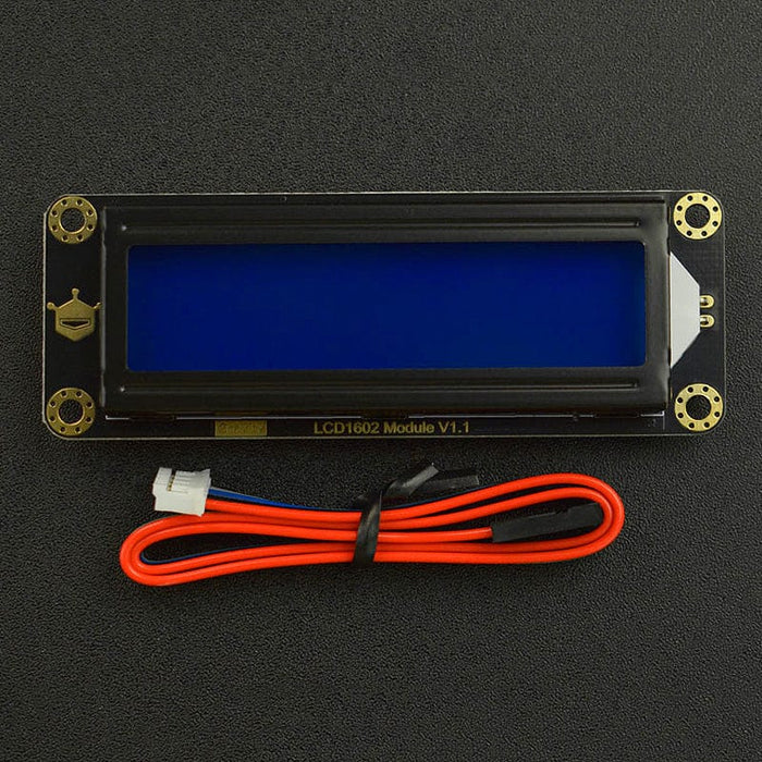 Gravity: I2C LCD1602 Arduino LCD Display Module (Blue) by DFRobot - The Pi Hut