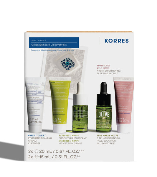 Greek Skincare Discovery Kit ($118 Value) Skincare Kits Korres