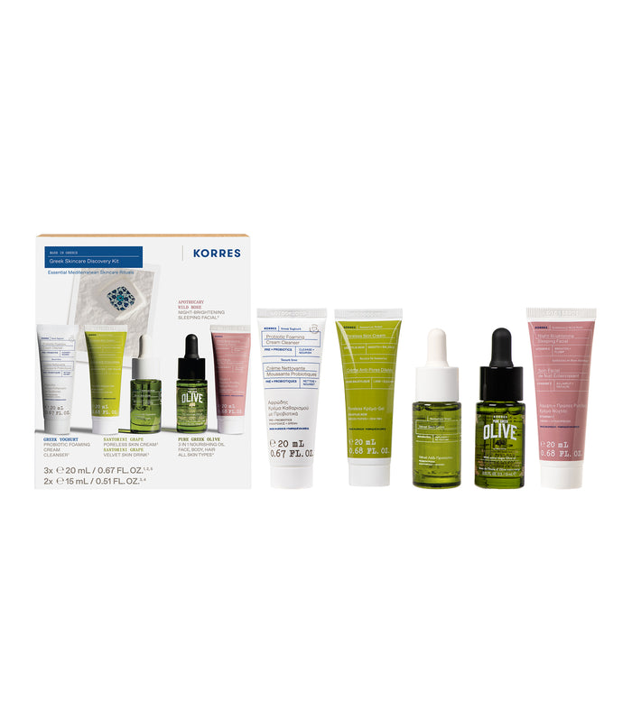 Greek Skincare Discovery Kit ($118 Value) Skincare Kits Korres