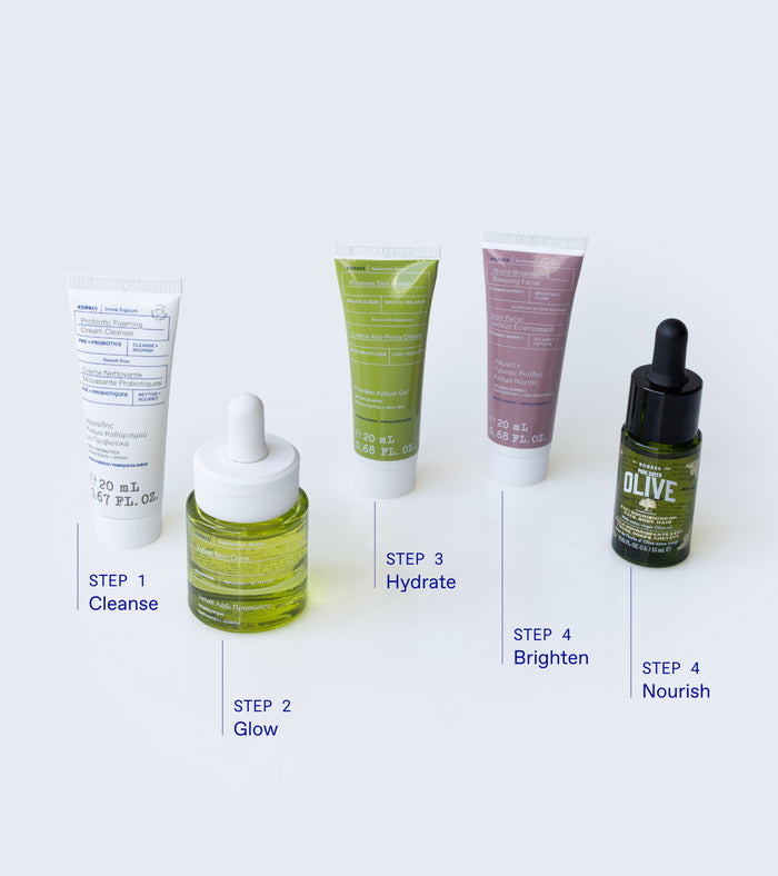 Greek Skincare Discovery Kit ($118 Value) Skincare Kits Korres