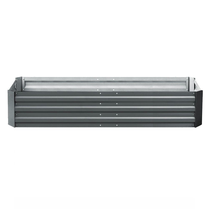 Greenfingers Garden Bed 210x90cm Planter Box Raised Container Galvanised Steel -Home Living Store - -