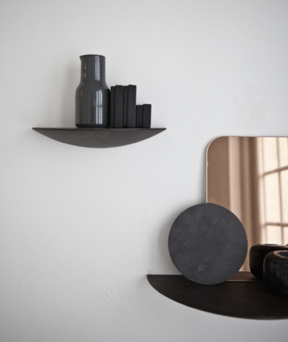 Gridy Fungi Shelves Black Menu - BEAM // Design Store