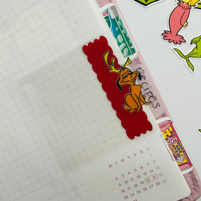 Grinch Gang Mini Tab Planner Dividers - SIDE TABS