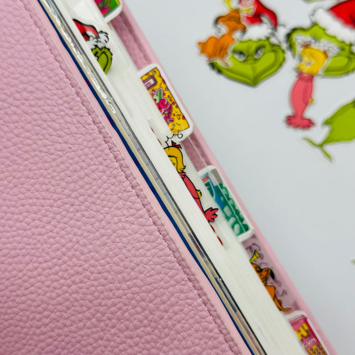 Grinch Gang Mini Tab Planner Dividers - SIDE TABS