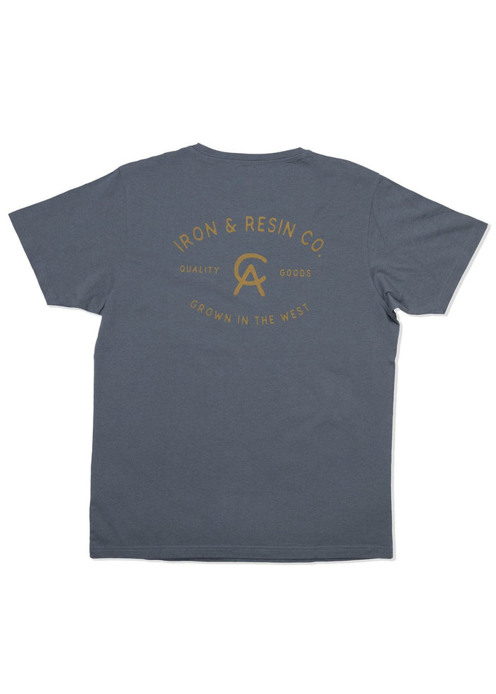 Grown In The West Pocket Tee - Iron & Resin