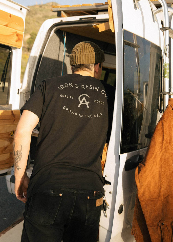 Grown In The West Pocket Tee - Iron & Resin
