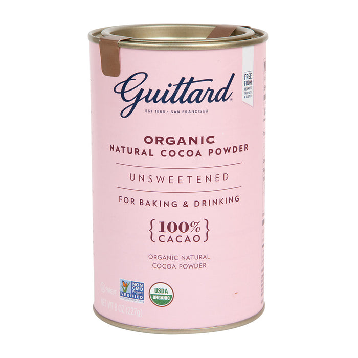Guittard Organic Unsweetened Natural Cocoa Powder Baking Ingredient - 9 Count