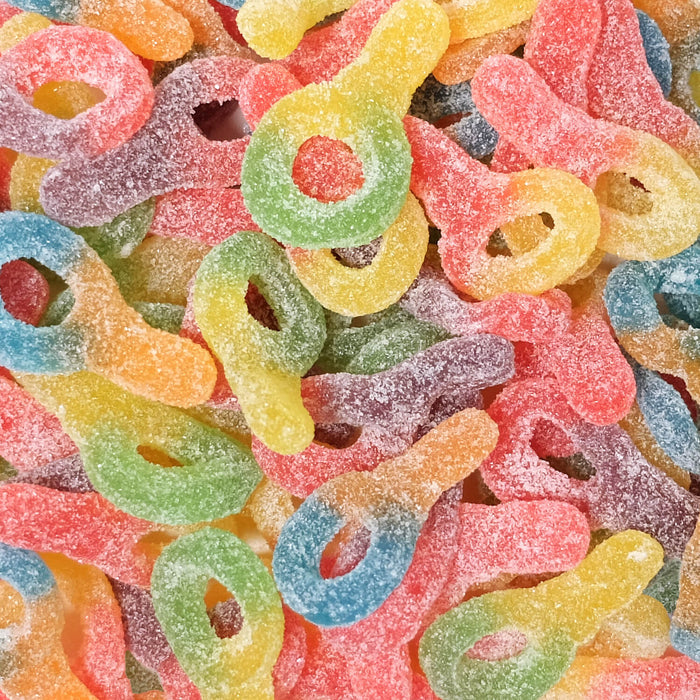 Gummy sour suckers - 1kg