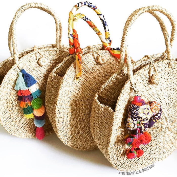 Handle Native Round Bag - Travellers Hat Boutique