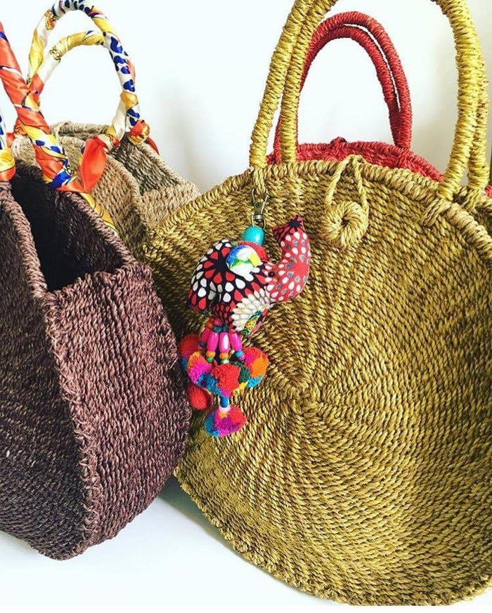 Handle Native Round Bag - Travellers Hat Boutique