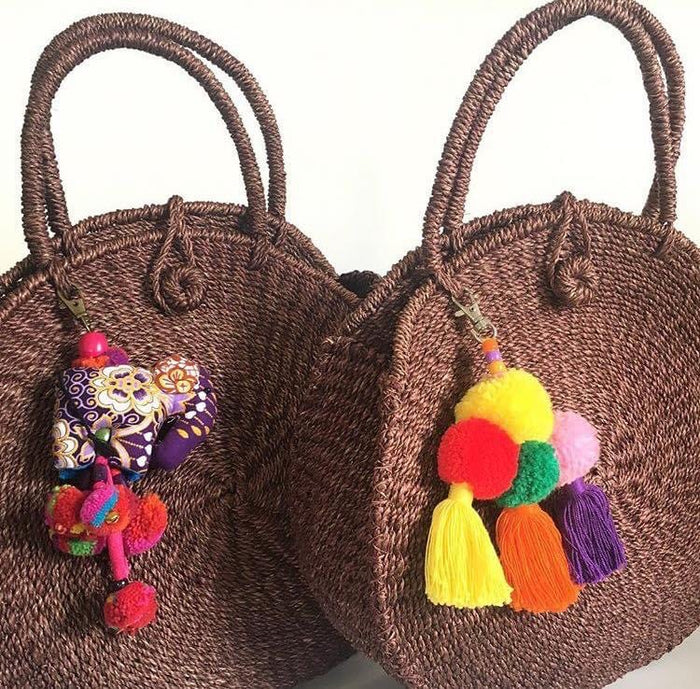 Handle Native Round Bag - Travellers Hat Boutique