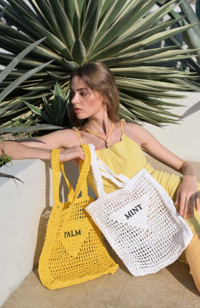 Handmade Raffia Tote - Travellers Hat Boutique