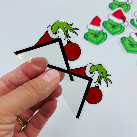 Hanging Grinch Corner Tab