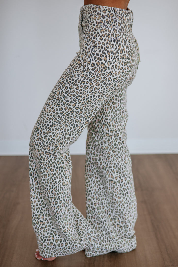 Happi Hidden Jeans - Leopard