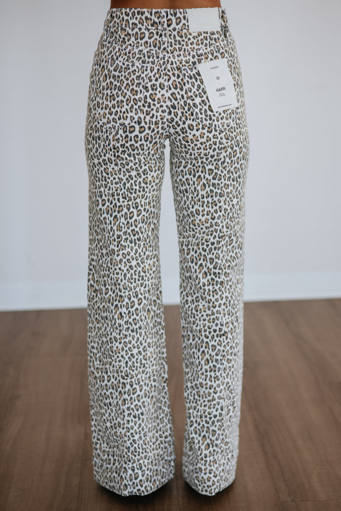 Happi Hidden Jeans - Leopard