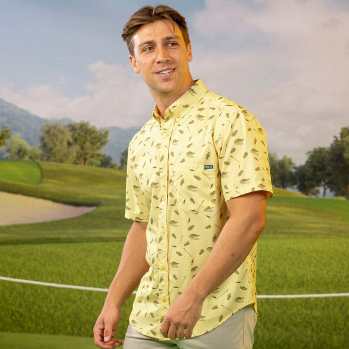 RSVLTS Happy Gilmore Short Sleeve Shirt Happy Gilmore "Play for Chubbs" – KUNUFLEX Short Sleeve Shirt