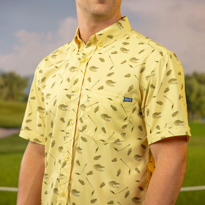 RSVLTS Happy Gilmore Short Sleeve Shirt Happy Gilmore "Play for Chubbs" – KUNUFLEX Short Sleeve Shirt