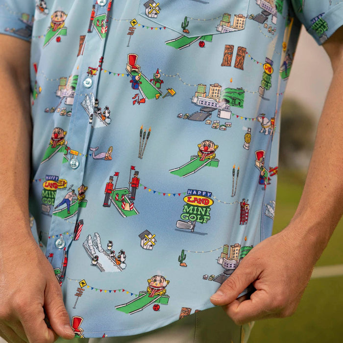 RSVLTS Happy Gilmore Short Sleeve Shirt Happy Gilmore "You're Gonna Die Clown!" – KUNUFLEX Short Sleeve Shirt
