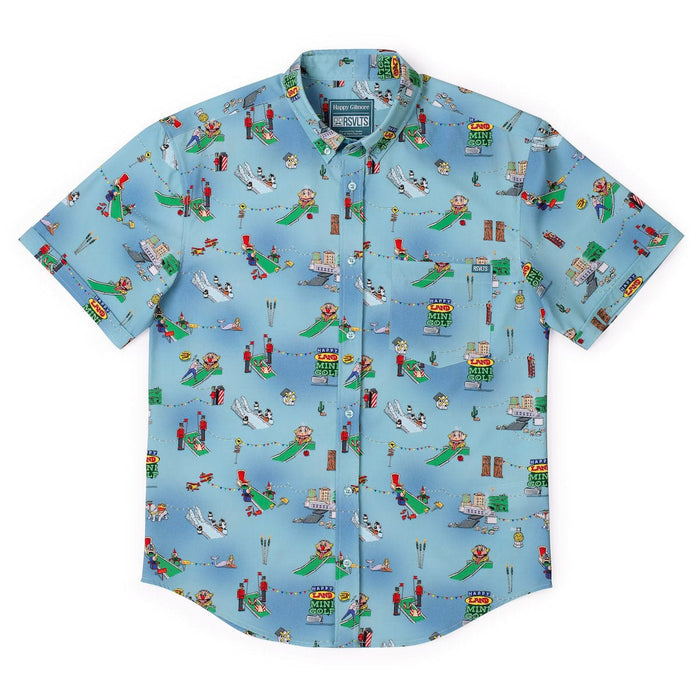 RSVLTS Happy Gilmore Short Sleeve Shirt Happy Gilmore "You're Gonna Die Clown!" – KUNUFLEX Short Sleeve Shirt