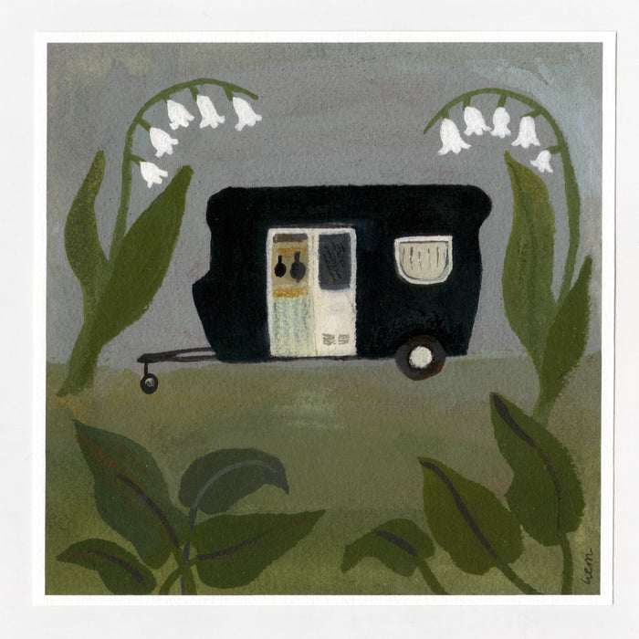 Happy Travels 20x20cm print