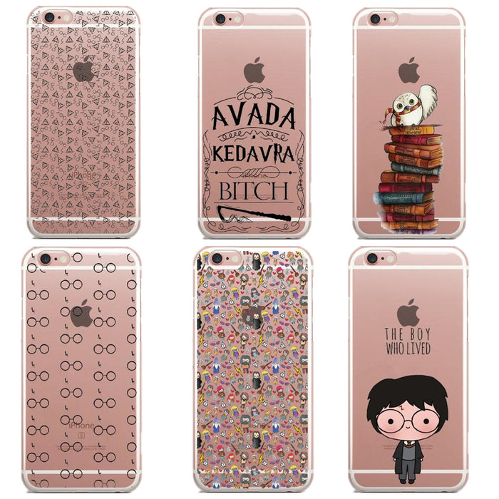 Harry Potter Soft Silicone Phone Cases Cover for iPhones