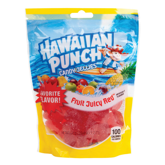 Hawaiian Punch Red Jellies Gummy Candy Peg Bag - 12 Count