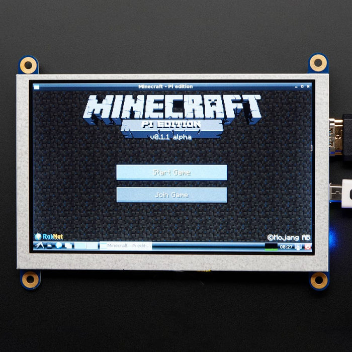 HDMI 5" 800 x 480 Display Backpack - With Resistive Touchscreen by Adafruit - The Pi Hut
