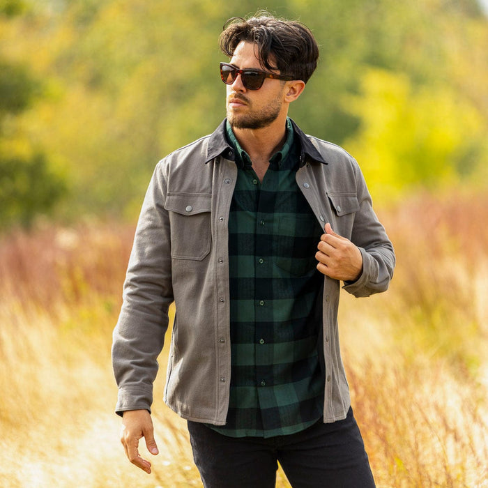 RSVLTS RSVLTS RSVLTS Reserve Heavy-Duty Shirt Jacket Heavy-Duty Shirt Jacket "Pewter" – RSVLTS Reserve Heavy-Duty Shirt Jacket "Pewter" – RSVLTS Reserve