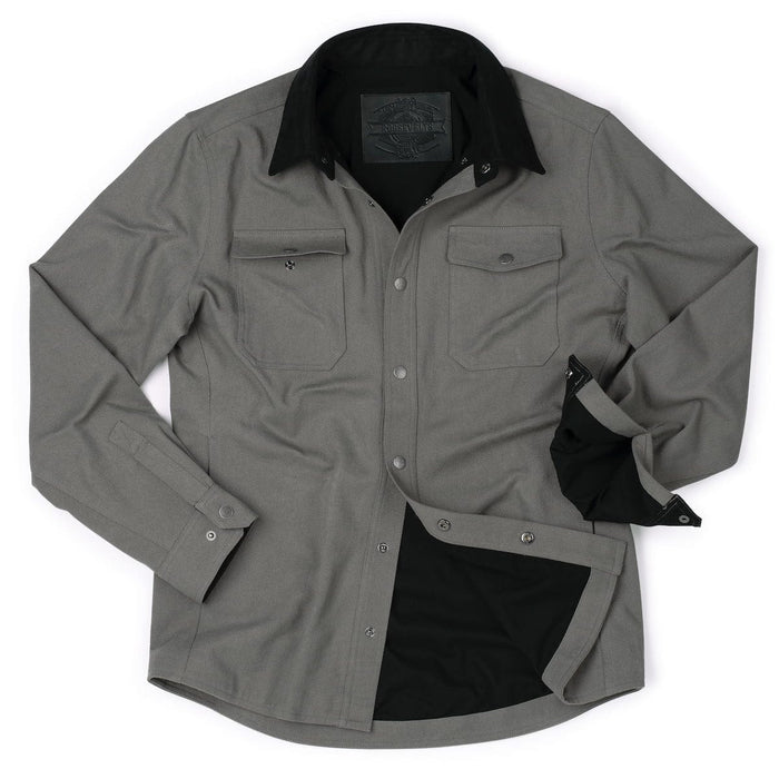RSVLTS RSVLTS RSVLTS Reserve Heavy-Duty Shirt Jacket Heavy-Duty Shirt Jacket "Pewter" – RSVLTS Reserve Heavy-Duty Shirt Jacket "Pewter" – RSVLTS Reserve