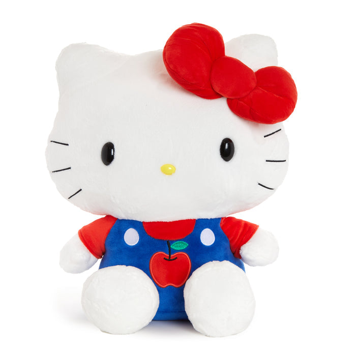 Hello Kitty 15" Blue Overalls Large Plush (Apples Series) Plush NAKAJIMA CORPORATION