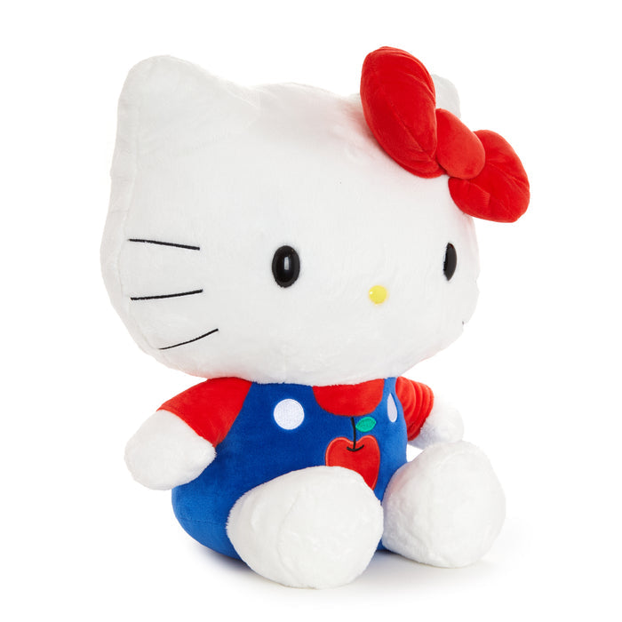 Hello Kitty 15" Blue Overalls Large Plush (Apples Series) Plush NAKAJIMA CORPORATION