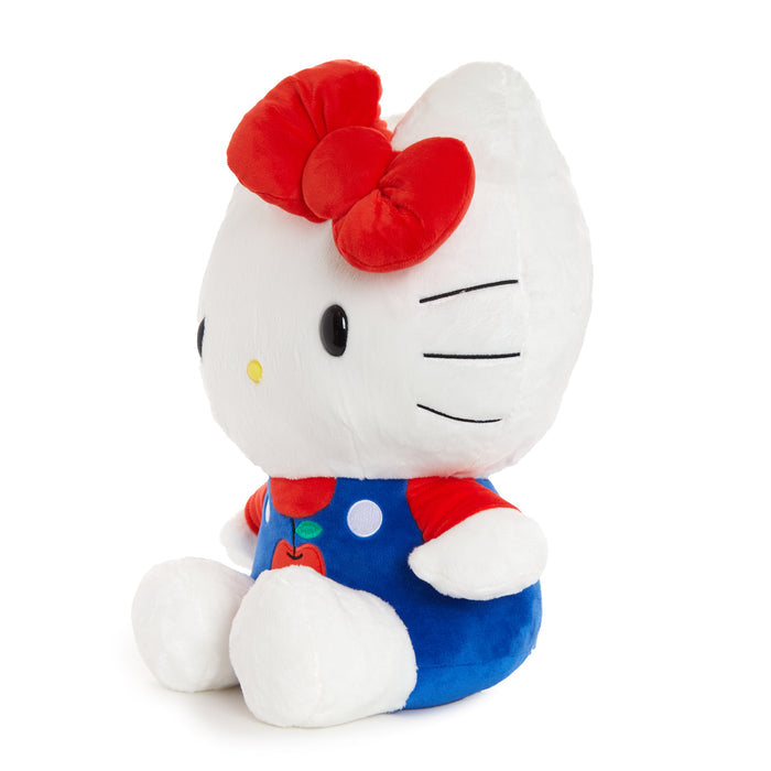 Hello Kitty 15" Blue Overalls Large Plush (Apples Series) Plush NAKAJIMA CORPORATION