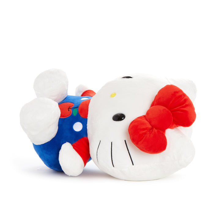 Hello Kitty 15" Blue Overalls Large Plush (Apples Series) Plush NAKAJIMA CORPORATION