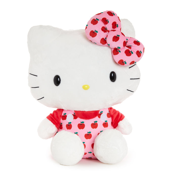Hello Kitty 15" Pink Overalls Large Plush (Apples Series) Plush NAKAJIMA CORPORATION