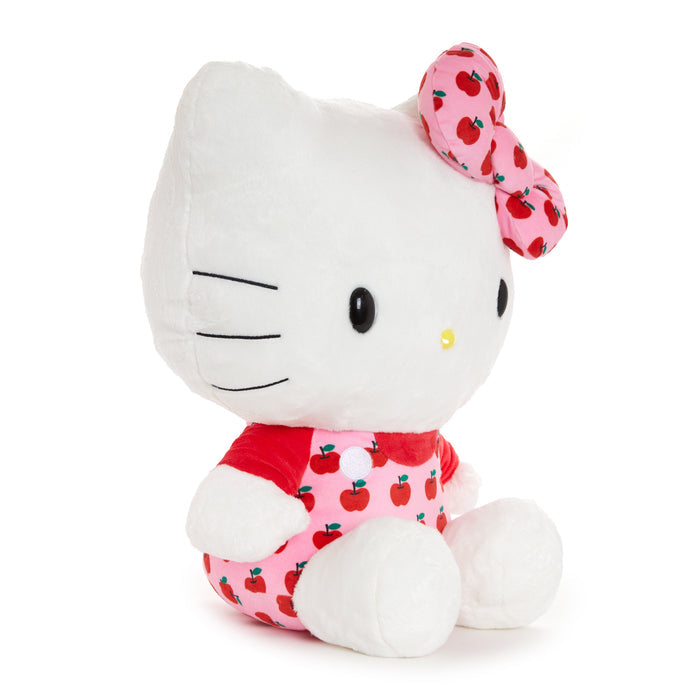 Hello Kitty 15" Pink Overalls Large Plush (Apples Series) Plush NAKAJIMA CORPORATION