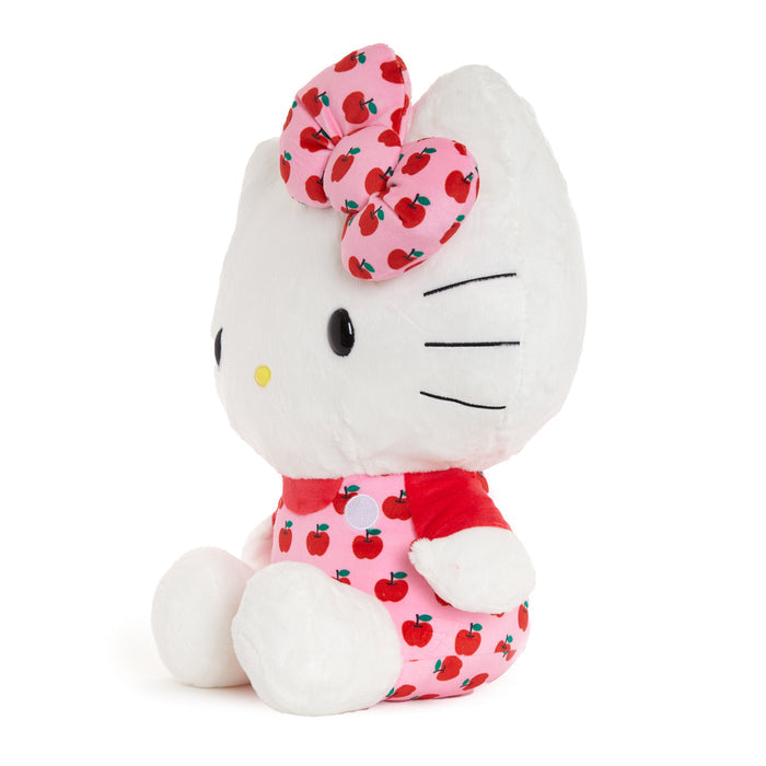 Hello Kitty 15" Pink Overalls Large Plush (Apples Series) Plush NAKAJIMA CORPORATION