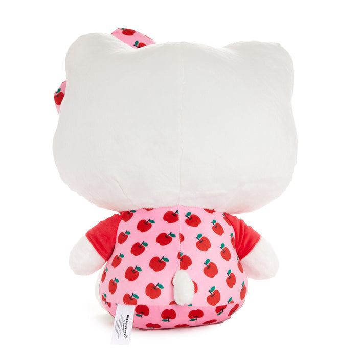 Hello Kitty 15" Pink Overalls Large Plush (Apples Series) Plush NAKAJIMA CORPORATION