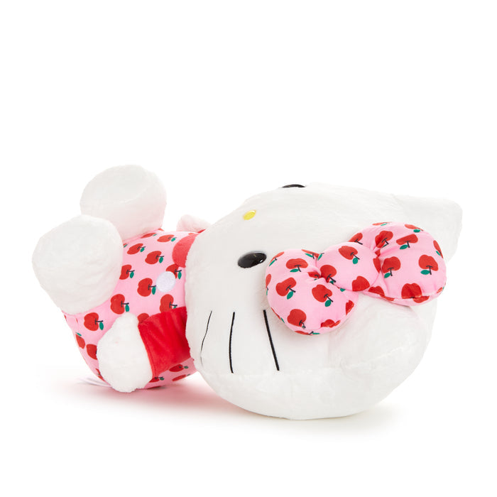 Hello Kitty 15" Pink Overalls Large Plush (Apples Series) Plush NAKAJIMA CORPORATION