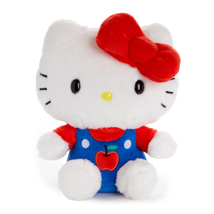 Hello Kitty 6" Blue Overalls Plush Mascot (Apples Series) Plush NAKAJIMA CORPORATION