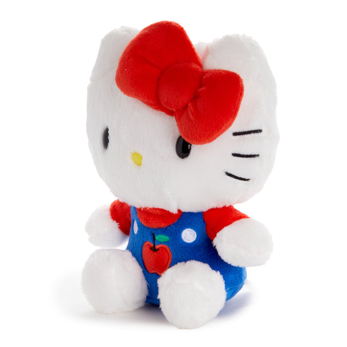 Hello Kitty 6" Blue Overalls Plush Mascot (Apples Series) Plush NAKAJIMA CORPORATION