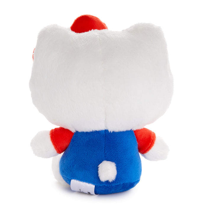 Hello Kitty 6" Blue Overalls Plush Mascot (Apples Series) Plush NAKAJIMA CORPORATION