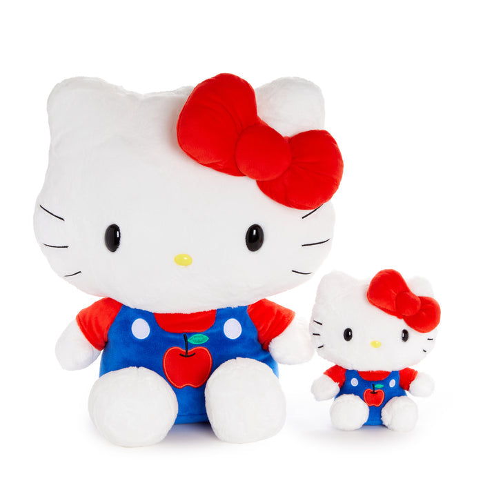 Hello Kitty 6" Blue Overalls Plush Mascot (Apples Series) Plush NAKAJIMA CORPORATION