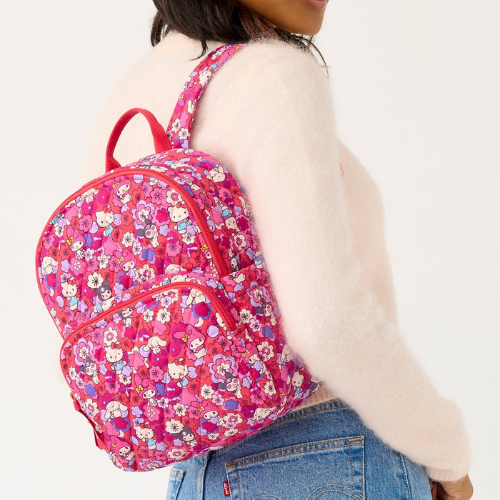 Hello Kitty and Friends x Vera Bradley Small Banbury Backpack (Floral) Bags Vera Bradley