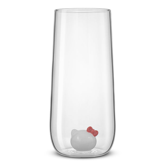 Hello Kitty and Mimmy 3D Icon Tall Drinking Glasses (Set of 2) Home Goods JoyJolt