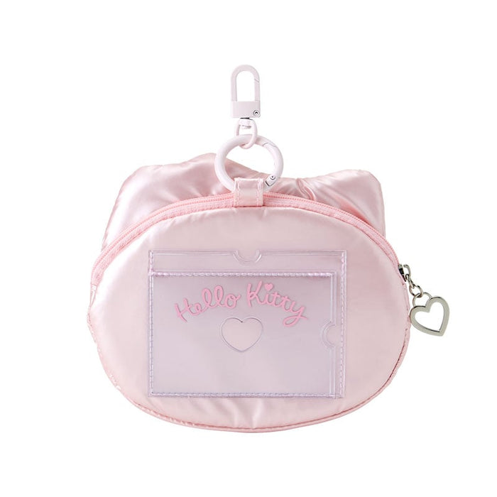 Hello Kitty Mini ID Zip Pouch (Winter Snowsuit Series) Accessory Japan Original